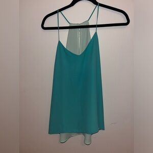 REVERSIBLE tank top from express. size medium. teal